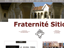 Tablet Screenshot of fraternite-sitio.org